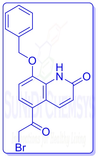 Picture of 5-(2-Bromoacetyl)-8-(phenylmethoxy)-2(1H)-quinolinone