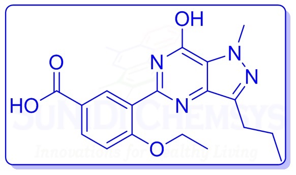 Picture of Sildenafil carboxylic acid Impurity